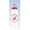 32 oz. White Sports Bottle